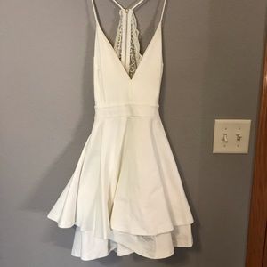 White simple dress